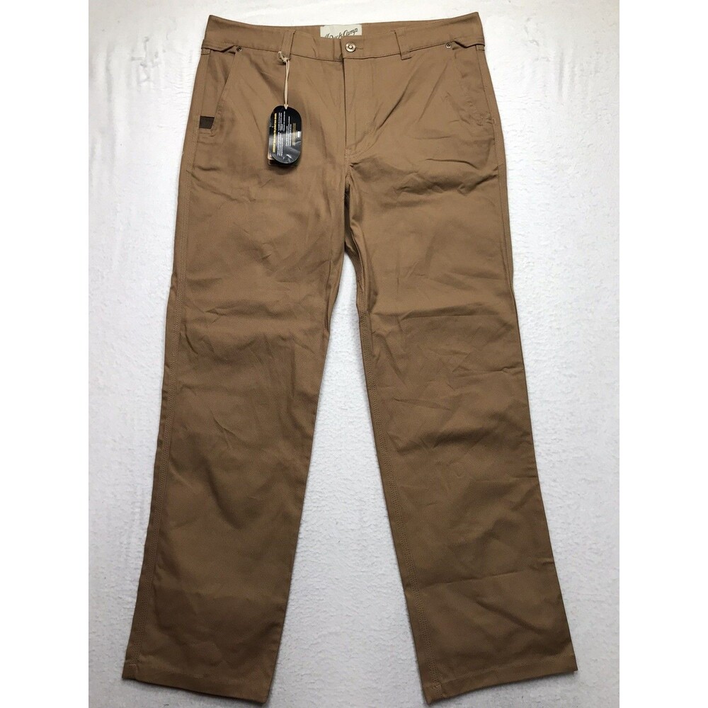 NWT DUCK CAMP Brush Pant Men 36x30 Tan Cordura Canvas Athletic Boot Hunting